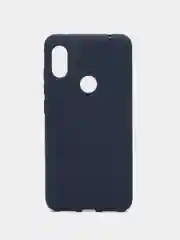 Темно-синий однотонный матовый чехол для Xiaomi Redmi Note 6 Pro