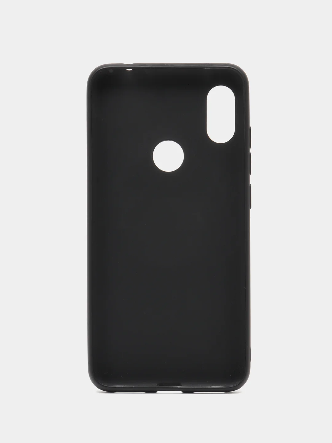 Черный однотонный матовый чехол для Xiaomi Redmi Note 6 Pro