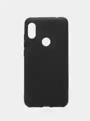 Черный однотонный матовый чехол для Xiaomi Redmi Note 6 Pro