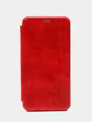 Красный чехол-книжка для Samsung A01/A01 Core/A31/A40/A41/J3 2016/S9/S20FE/A70/A71/A81/A6/A6 Plus