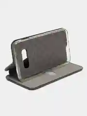 Черный чехол-книжка для Samsung A01/A01 Core/A31/A40/A41/J3 2016/S9/S20FE/A70/A71/A81/A6/A6 Plus
