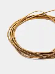 Золотой канитель жесткая, 1 мм