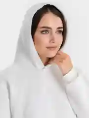Белый худи утепленное, унисекс, толстовка с начесом