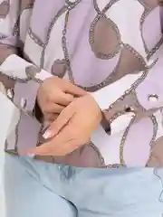 Белый блузка женская "Tiffan"