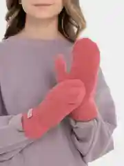 Коралловый варежки подростковые, зимние, двухслойные, с ветрозащитой