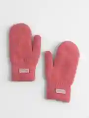 Коралловый варежки подростковые, зимние, двухслойные, с ветрозащитой