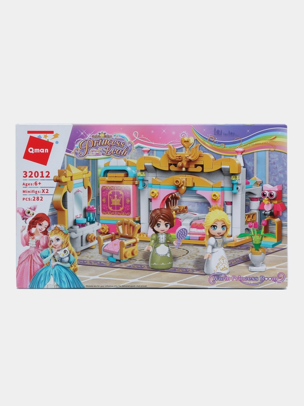 Конструктор "Комната принцессы", 2 фигурки, 282 детали