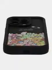 Черный чехол на iPhone 11, 13, 14, 15, Pro, Max, прозрачный, силиконовый, чехол на Айфон