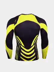 Лимонный футболка спортивная компрессионная, рашгард мужской с длинными рукавами, 9 цветов