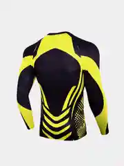 Лимонный футболка спортивная компрессионная, рашгард мужской с длинными рукавами, 9 цветов