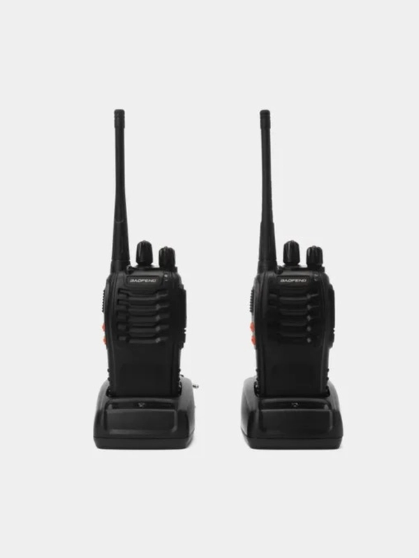 Комплект радиостанций Baofeng BF-888S, с гарнитурами, 2 штуки
