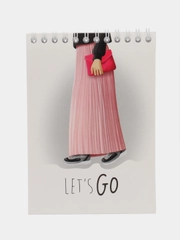 Блокнот маленький на пружине "Lets Go"