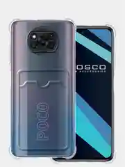 Молочный противоударный чехол для Xiaomi Poco X3 NFC/X3 Pro, силиконовый, Rosco с усиленными углами