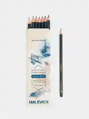 Набор чернографитных карандашей Малевичъ GrafArt, 8 штук