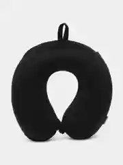 Черный подушка дорожная, с эффектом памяти Memory Foam, 28 х 28 см