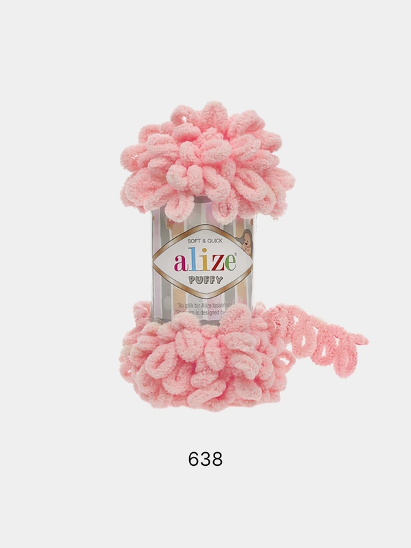 Пряжа Alize puffy петельки