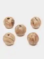 Бусины деревянные, покрытые лаком, 10 мм