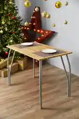 Коричневый стол кухонный,серия Premium,МДФ