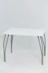 Белый стол кухонный,серия Premium,МДФ