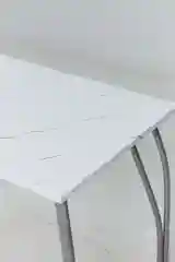 Белый стол кухонный,серия Premium,МДФ