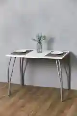 Белый стол кухонный,серия Premium,МДФ