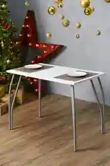 Белый стол кухонный,серия Premium,МДФ