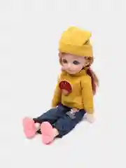 Желтый интерактивная говорящая кукла 28 см "Моника", ТМ Miss Kapriz, шарнирная