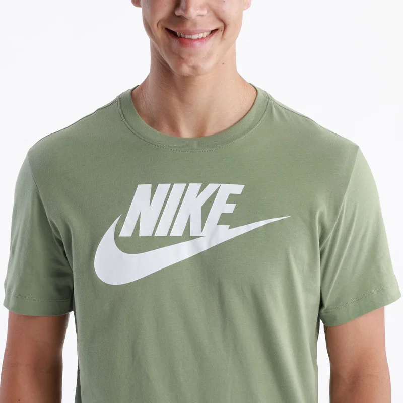 Хаки футболка мужская Nike SPORTSWEAR T-SHIRT ICON FUTURA
