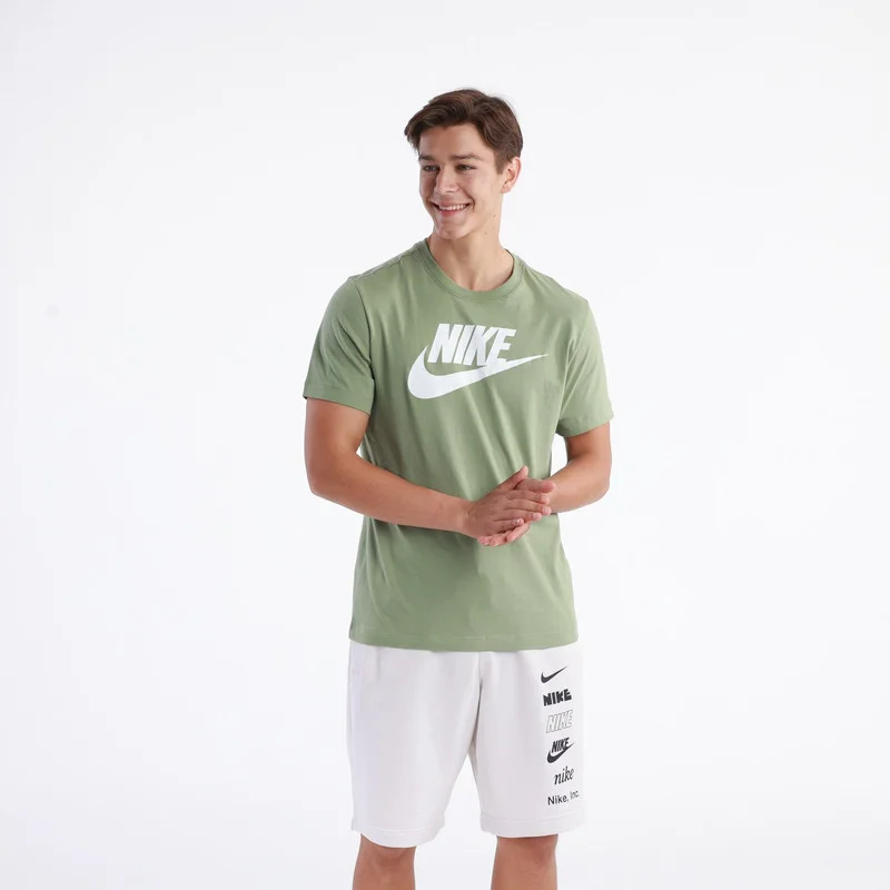 Хаки футболка мужская Nike SPORTSWEAR T-SHIRT ICON FUTURA