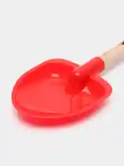 Красный детская лопата с деревянной ручкой, 41 см