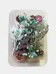 Синий сухоцветы в коробе, 17 х 12 х 3 см