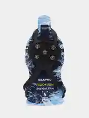 Черный ледоходы 5 шипов  24*10*1,5 см универсальный размер 35-45  SILAPRO
