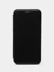 Черный чехол книжка с карточкой для Huawei Y6 2018
