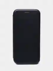 Темно-синий чехол-книжка с карточкой для Huawei P20