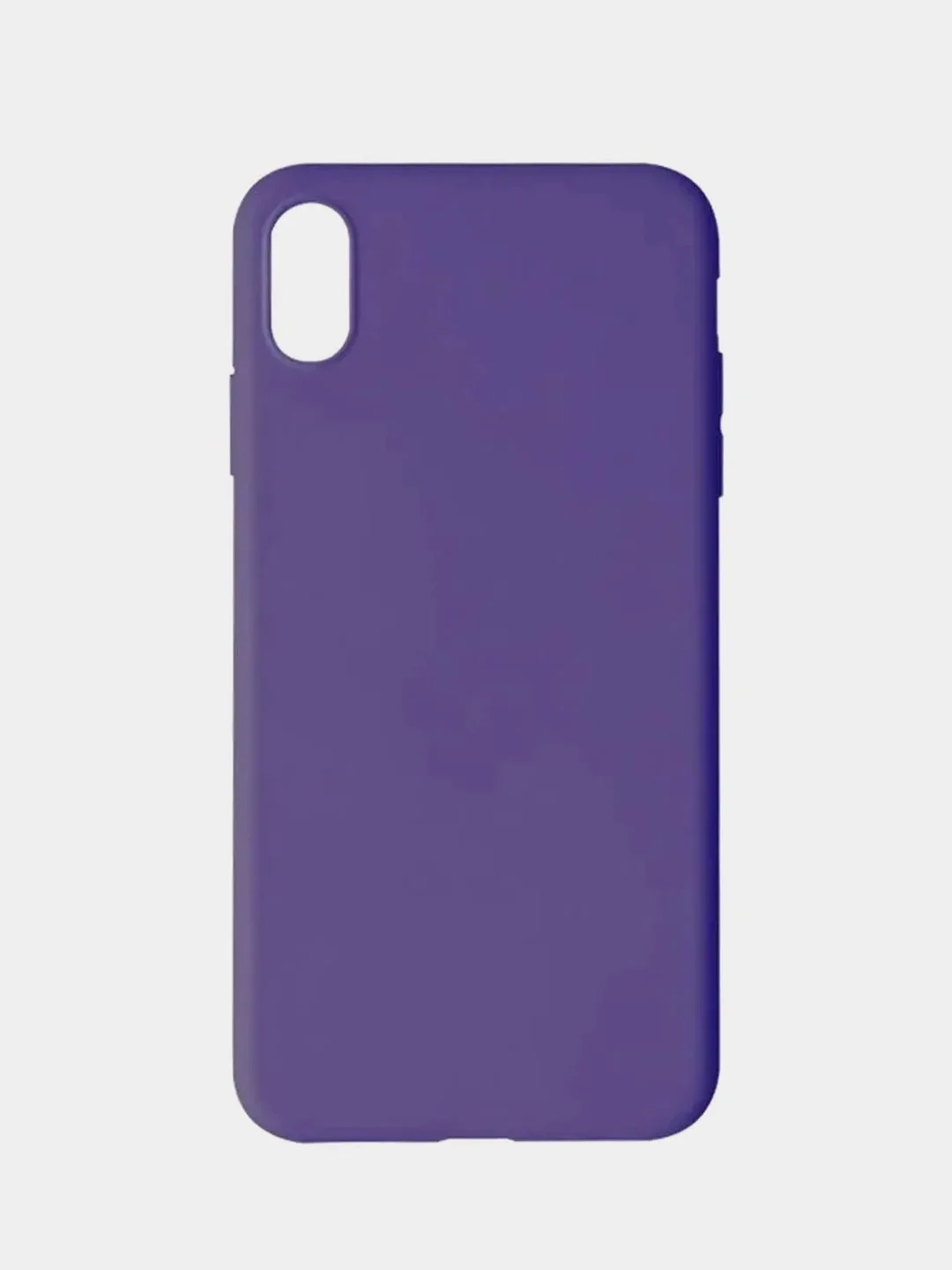 Фиолетовый защитный силиконовый чехол Silicone Cover iPhone X, XS, XR, XS Max