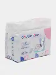 Подгузники детские для мальчиков и девочек с индикатором влаги Double love (Дабл лав)