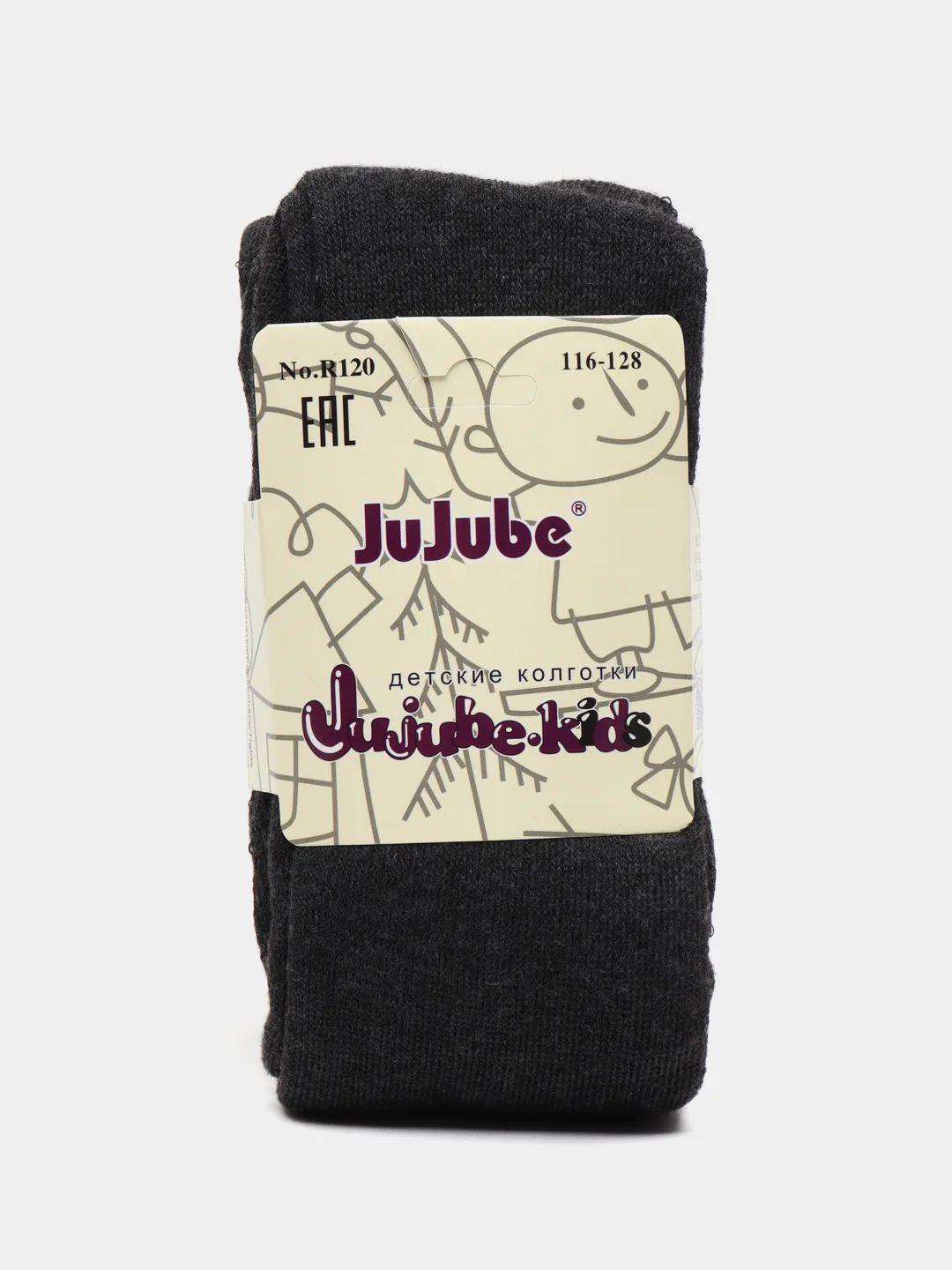 Хром детские, махровые колготки Jujube