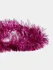 Алый пушистая мишура, новогодняя, разноцветная, 2 м