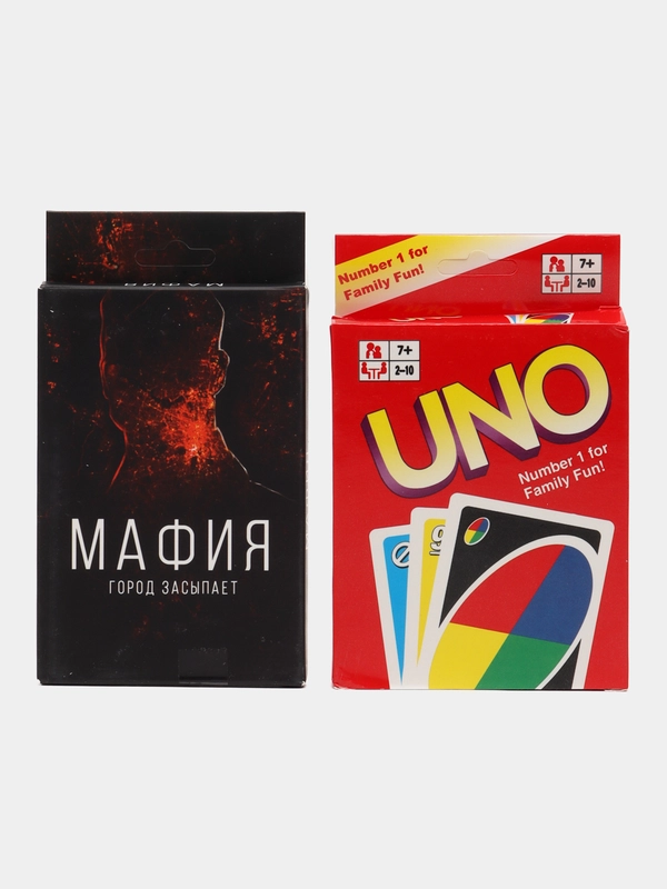 Набор настольных игр: UNO (Уно), Мафия