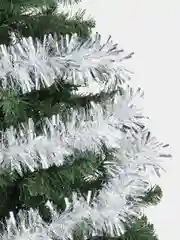 Белый пушистая мишура, новогодняя, разноцветная, 2 м