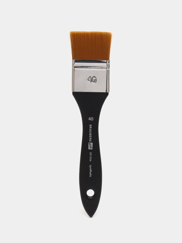 Кисти для рисования Brauberg Art Classic, синтетика, флейц, № 40