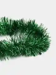 Зеленый пушистая мишура, новогодняя, разноцветная, 2 м
