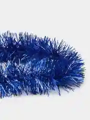 Индиго пушистая мишура, новогодняя, разноцветная, 2 м