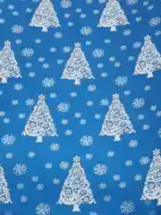 Бумага упаковочная, для подарков, новогодняя, "Blue Winter", 0,7 х 10 м, Золотая Сказка