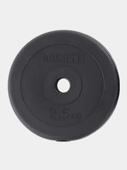 Диск пластиковый для штанги BASEFIT BB-20,3, d=26 мм, 0,5 кг-10 кг