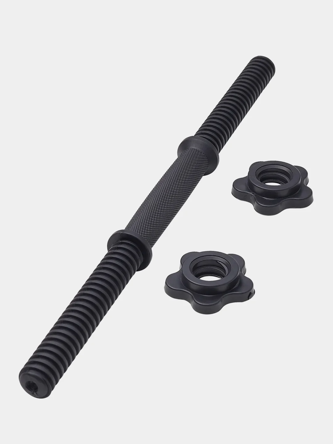 Гриф гантельный BASEFIT BB-106, d=25 мм, пластиковый, с пластиковыми замками