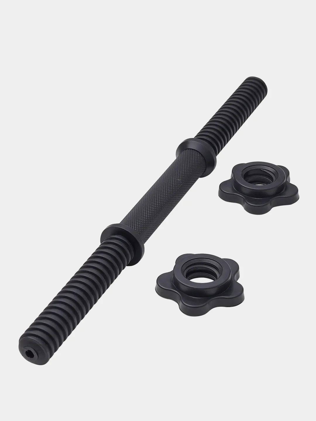 Гриф гантельный BASEFIT BB-106, d=25 мм, пластиковый, с пластиковыми замками
