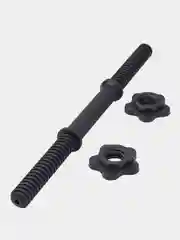 Гриф гантельный BASEFIT BB-106, d=25 мм, пластиковый, с пластиковыми замками