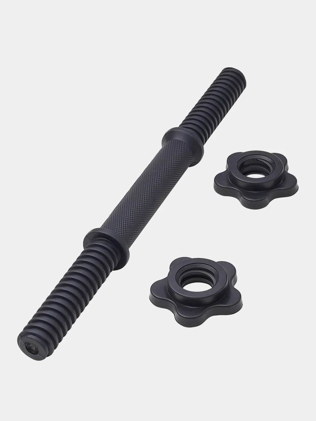 Гриф гантельный BASEFIT BB-106, d=25 мм, пластиковый, с пластиковыми замками
