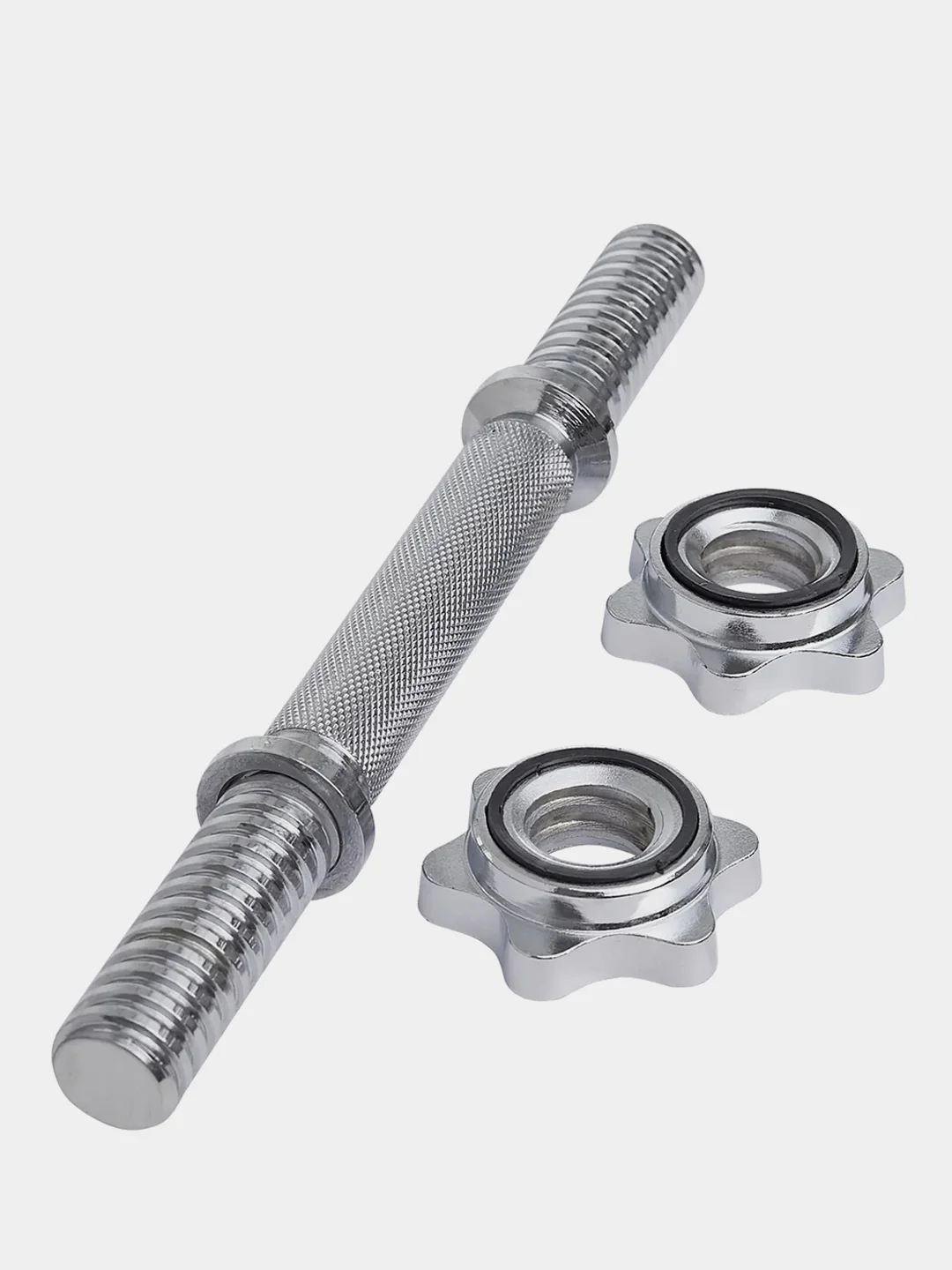 Гриф гантельный STARFIT BB-107 d=25 мм, металлический, хромированный